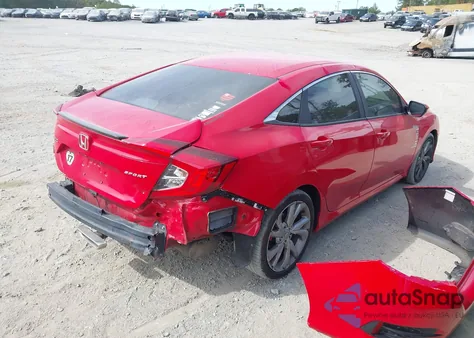 2020 Honda Civic Sport z USA, uszkodzony, nr VIN 2HGFC2F83LH524903